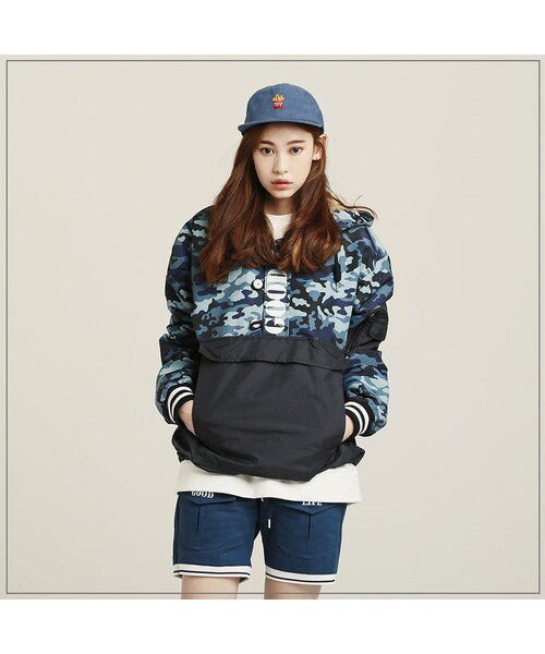 ROMANTIC CROWN（ロマンティッククラウン）の「GOOD LIFE CAMO ANORAK_BLUE（ジャケット/アウター・メンズ・기타）」の7枚目の写真