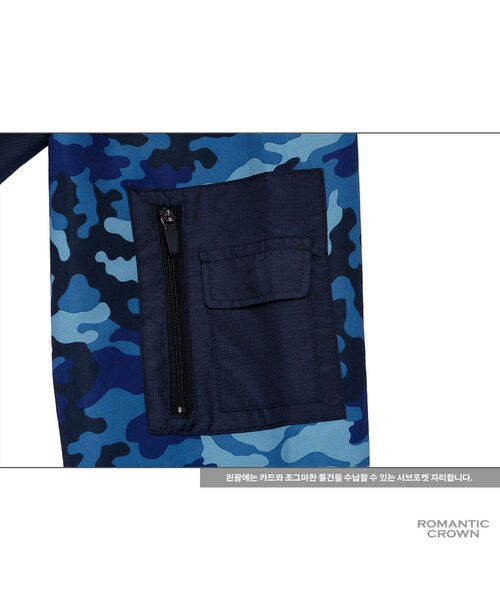 ROMANTIC CROWN（ロマンティッククラウン）の「GOOD LIFE CAMO ANORAK_BLUE（ジャケット/アウター・メンズ・기타）」の19枚目の写真