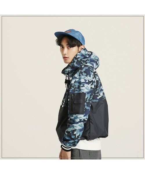 ROMANTIC CROWN（ロマンティッククラウン）の「GOOD LIFE CAMO ANORAK_BLUE（ジャケット/アウター・メンズ・기타）」の8枚目の写真