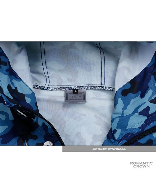 ROMANTIC CROWN（ロマンティッククラウン）の「GOOD LIFE CAMO ANORAK_BLUE（ジャケット/アウター・メンズ・기타）」の12枚目の写真