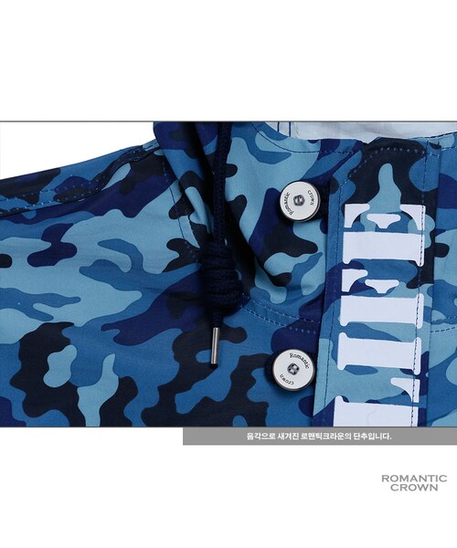 ROMANTIC CROWN（ロマンティッククラウン）の「GOOD LIFE CAMO ANORAK_BLUE（ジャケット/アウター・メンズ・기타）」の14枚目の写真