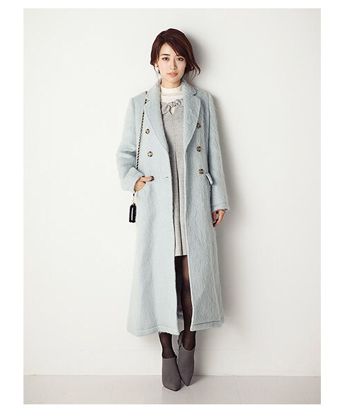MIIA（ミーア）の「ラギットウールロングコート（）」 - WEAR