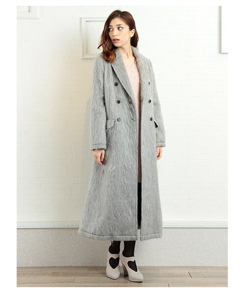 MIIA（ミーア）の「ラギットウールロングコート（）」 - WEAR 
