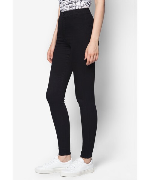 TOPSHOP(トップショップ)の「Black Joni Jeans L32"(パンツ・レディース・Black・30R/32R/25R/26R/28R)」の2枚目の写真