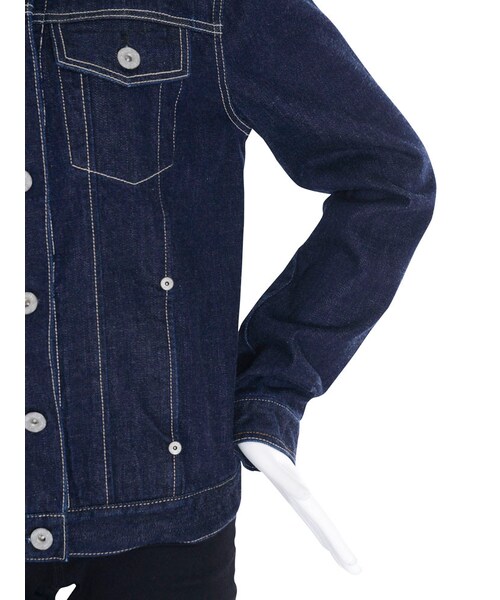 MURUA（ムルーア）の「【CASUAL】BasicルーズGジャン（ジャケット/アウター・レディース・ブルー/アイスブルー/インディゴ）」の12枚目の写真