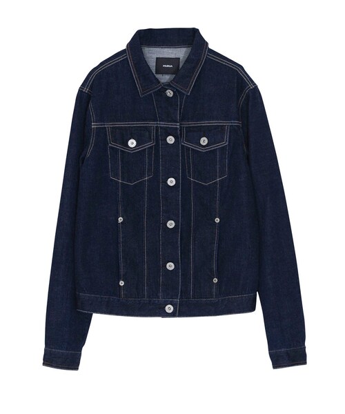 MURUA（ムルーア）の「【CASUAL】BasicルーズGジャン（ジャケット/アウター・レディース・ブルー/アイスブルー/インディゴ）」の3枚目の写真