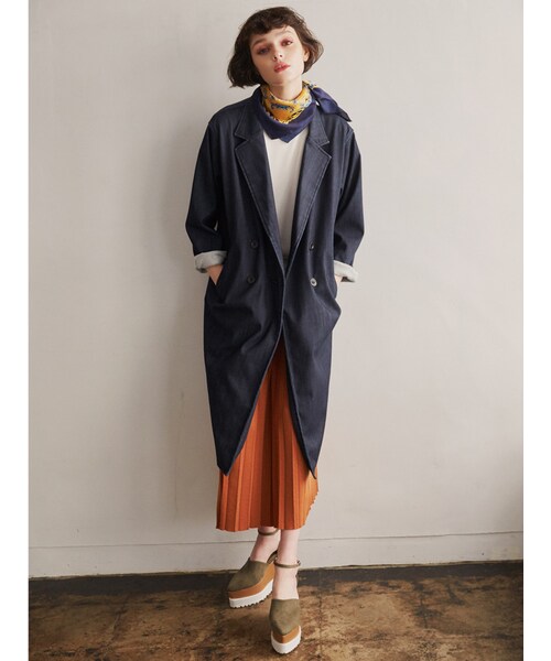 MURUA（ムルーア）の「【SHOES】ウエッジスエードパンプス（シューズ・レディース・ブラック/ブラウン/カーキ）」の6枚目の写真