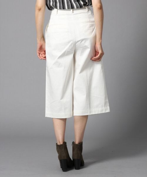 BLISS POINT（ブリスポイント）の「コットンミディタックガウチョパンツ（パンツ・レディース・ホワイト/ブラック/デニム・S/M/L）」の8枚目の写真