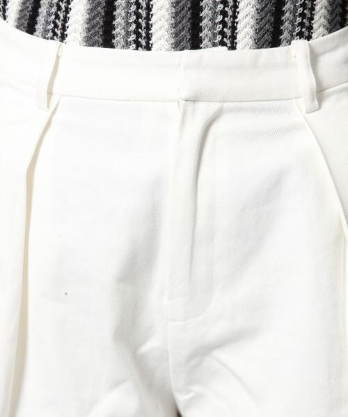 BLISS POINT（ブリスポイント）の「コットンミディタックガウチョパンツ（パンツ・レディース・ホワイト/ブラック/デニム・S/M/L）」の9枚目の写真