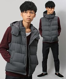 UNION STATION | ウール混ダウンベスト(ダウンベスト)