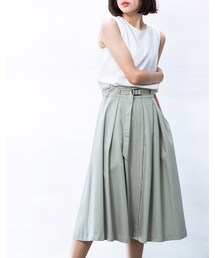 mooncat | 內隱藏式腰帶中裙色(スカート)