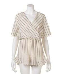 SNIDEL | プリントカシュクールオールインワン(ワンピース/ドレス)