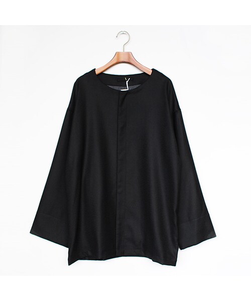 SASQUATCHfabrix.(サスクワァッチファブリックス)の「Big Shirts Jacket(ジャケット/アウター・Black/Green・S/M/L)」の1枚目の写真