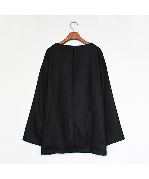 SASQUATCHfabrix.(サスクワァッチファブリックス)の「Big Shirts Jacket(ジャケット/アウター・Black/Green・S/M/L)」の3枚目の写真