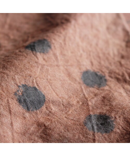 SASQUATCHfabrix.（サスクワァッチファブリックス）の「KAKISHIBU Turtle Neck Cutsewn（トップス・Check x Ash Beige/Dots x Ash Beige・M/L）」の9枚目の写真