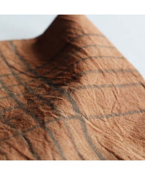 SASQUATCHfabrix.（サスクワァッチファブリックス）の「KAKISHIBU Turtle Neck Cutsewn（トップス・Check x Ash Beige/Dots x Ash Beige・M/L）」の8枚目の写真