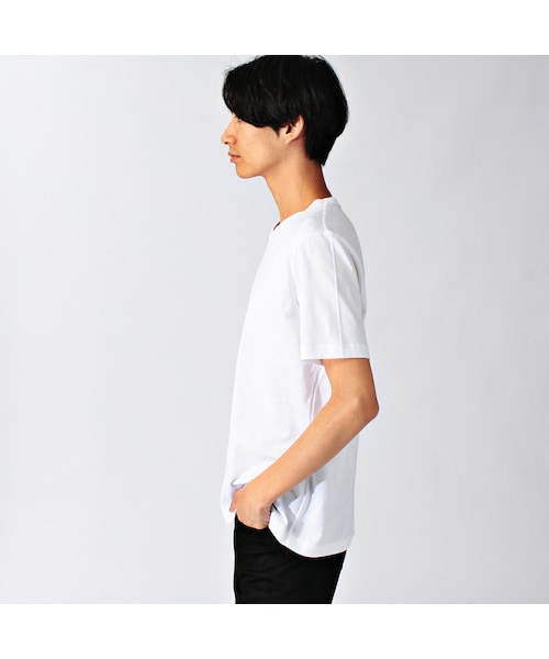 TAKEO KIKUCHI(タケオキクチ)の「シーリングスタンプ風Tシャツ(トップス・メンズ・ホワイト/グレー系/ブラック・M/L)」の5枚目の写真