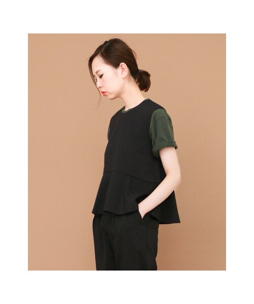 KBF（ケイビーエフ）の「セパレートコンビネゾン（オールインワン・サロペット・レディース・NAVY/CHARCOAL/BLACK・one）」の9枚目の写真