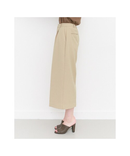 KBF(ケイビーエフ)の「KBF+ ワイドクロップドパンツ(パンツ・レディース・D.RED/KHAKI/BEIGE/BLACK・one)」の14枚目の写真