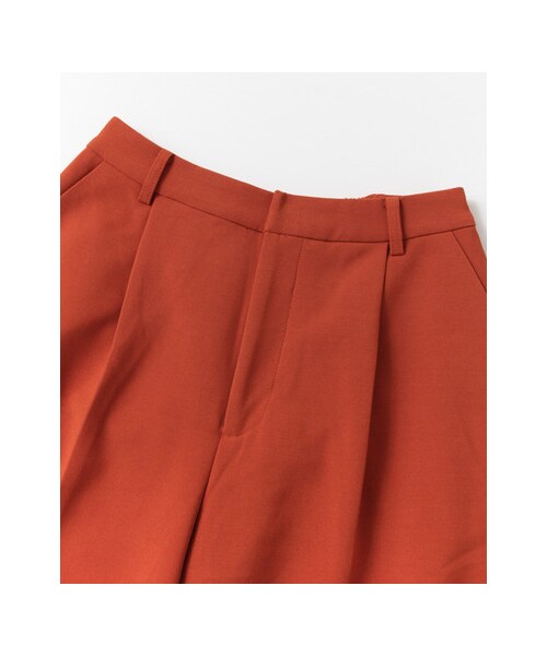 KBF(ケイビーエフ)の「KBF+ ワイドクロップドパンツ(パンツ・レディース・D.RED/KHAKI/BEIGE/BLACK・one)」の16枚目の写真