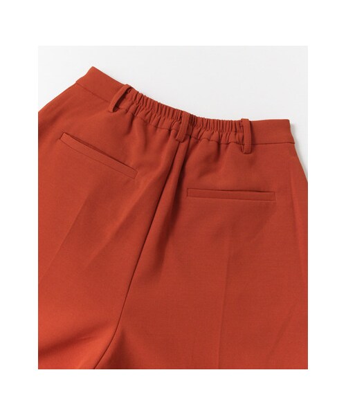 KBF(ケイビーエフ)の「KBF+ ワイドクロップドパンツ(パンツ・レディース・D.RED/KHAKI/BEIGE/BLACK・one)」の20枚目の写真