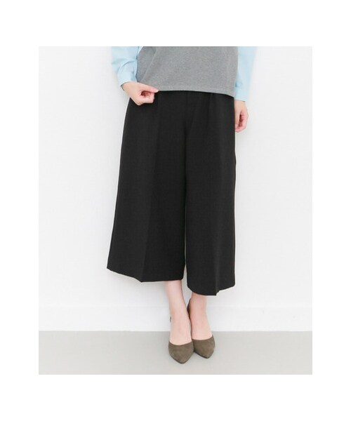 KBF(ケイビーエフ)の「KBF+ ワイドクロップドパンツ(パンツ・レディース・D.RED/KHAKI/BEIGE/BLACK・one)」の5枚目の写真