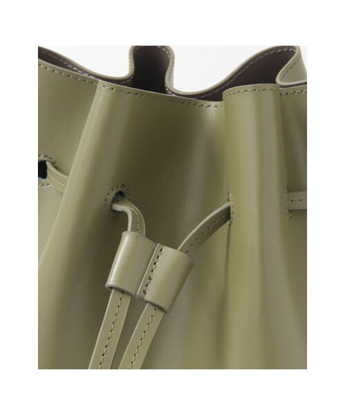 URBAN RESEARCH（アーバンリサーチ）の「YAHKI DRAWSTRINGBAG（バッグ・レディース・IVORY/別注KHAKI/BLACK・-）」の9枚目の写真