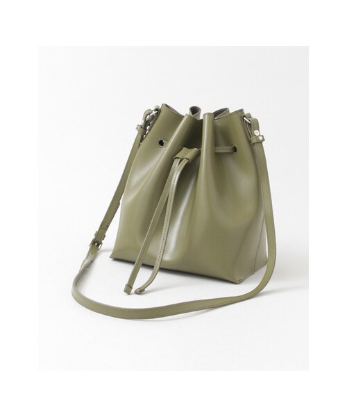 URBAN RESEARCH（アーバンリサーチ）の「YAHKI DRAWSTRINGBAG（バッグ・レディース・IVORY/別注KHAKI/BLACK・-）」の3枚目の写真