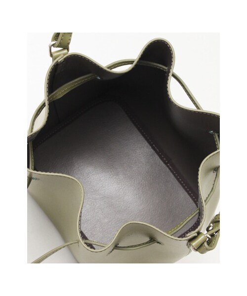 URBAN RESEARCH（アーバンリサーチ）の「YAHKI DRAWSTRINGBAG（バッグ・レディース・IVORY/別注KHAKI/BLACK・-）」の10枚目の写真