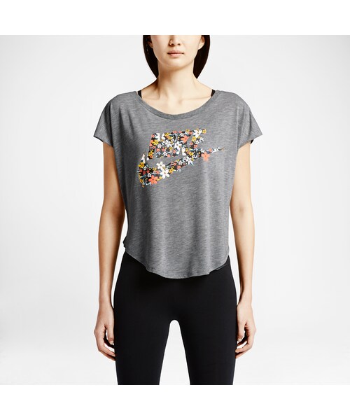 NIKE（ナイキ）の「ナイキ シグナル ブレーザー ウィメンズ Tシャツ（ウェア > トップス・レディース・ブラック/ピンクパウ/ホワイト/ユニバーシティレッド/ダークグレーヘザー/ブラック/ライトアクア/ピンクパウ・S/M/L/XL）」の3枚目の写真