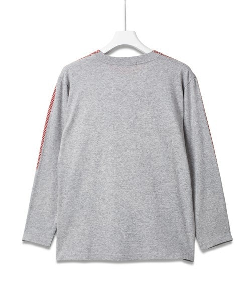 TOGA VIRILIS（トーガ ビリリース）の「TOGA VIRILIS チェックロングTシャツ（Tシャツ/カットソー・メンズ・ブラック/ローズ・46/48）」の3枚目の写真