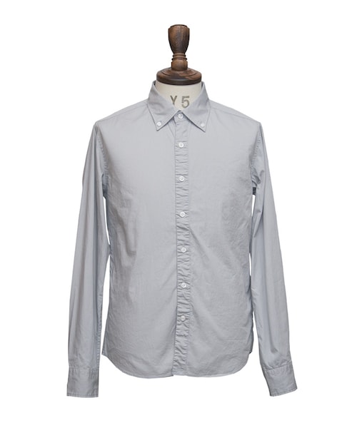 Audience（オーディエンス）の「国産ブロード/オックスフォードシャーリングボタンダウン長袖シャツ （シャツ/ブラウス・レディース・ベージュ/ブラック系その他/ブルー系その他/グレイッシュブルー/ブルー系/グレー/ネイビー系1/ネイビー系2/ネイビー系3/ドット/ホワイト系1/ピンク/サックスブルー系1/サックスブルー系2/ホワイト系2/ホワイト系3・S/L/M/XL）」の6枚目の写真