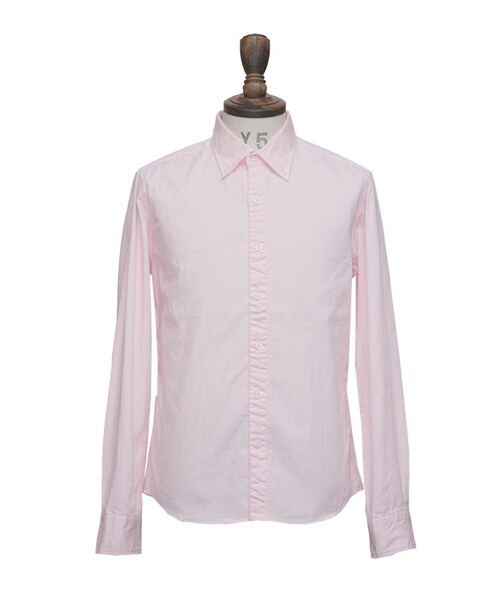 Audience（オーディエンス）の「国産ブロード/オックスフォードシャーリングボタンダウン長袖シャツ （シャツ/ブラウス・レディース・ベージュ/ブラック系その他/ブルー系その他/グレイッシュブルー/ブルー系/グレー/ネイビー系1/ネイビー系2/ネイビー系3/ドット/ホワイト系1/ピンク/サックスブルー系1/サックスブルー系2/ホワイト系2/ホワイト系3・S/L/M/XL）」の15枚目の写真