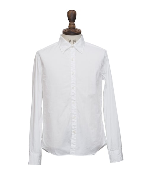 Audience（オーディエンス）の「国産ブロード/オックスフォードシャーリングボタンダウン長袖シャツ （シャツ/ブラウス・レディース・ベージュ/ブラック系その他/ブルー系その他/グレイッシュブルー/ブルー系/グレー/ネイビー系1/ネイビー系2/ネイビー系3/ドット/ホワイト系1/ピンク/サックスブルー系1/サックスブルー系2/ホワイト系2/ホワイト系3・S/L/M/XL）」の2枚目の写真