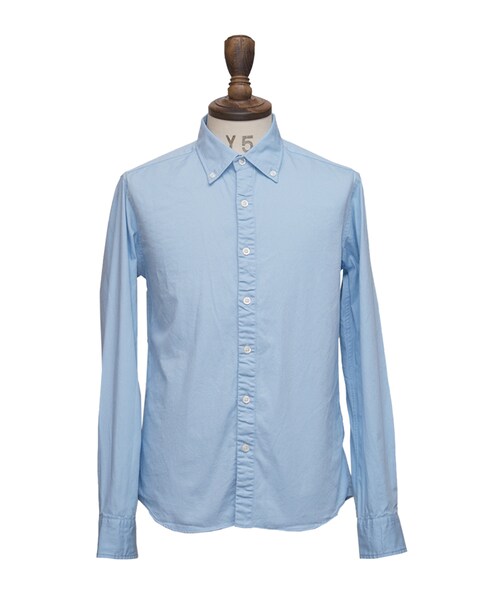 Audience（オーディエンス）の「国産ブロード/オックスフォードシャーリングボタンダウン長袖シャツ （シャツ/ブラウス・レディース・ベージュ/ブラック系その他/ブルー系その他/グレイッシュブルー/ブルー系/グレー/ネイビー系1/ネイビー系2/ネイビー系3/ドット/ホワイト系1/ピンク/サックスブルー系1/サックスブルー系2/ホワイト系2/ホワイト系3・S/L/M/XL）」の13枚目の写真