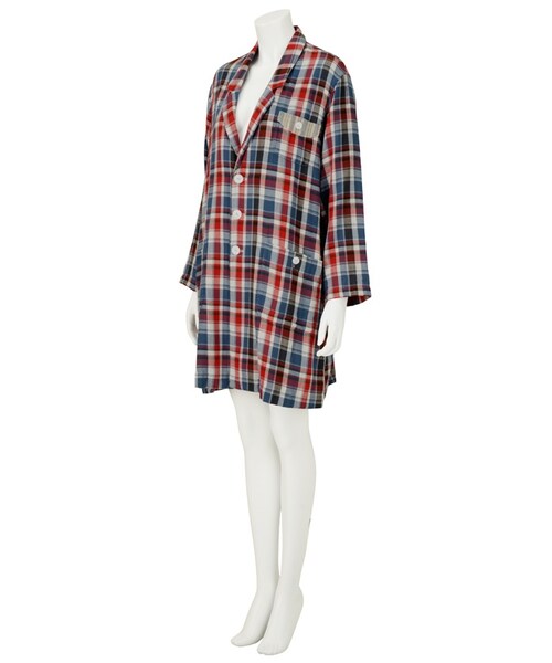 Ne-net(ネネット)の「ダブルドビー / コート(ジャケット/アウター・レディース・green/blue・02)」の8枚目の写真