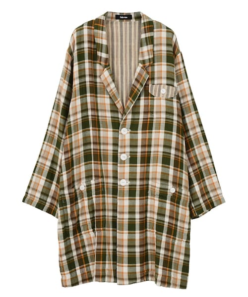 Ne-net(ネネット)の「ダブルドビー / コート(ジャケット/アウター・レディース・green/blue・02)」の1枚目の写真