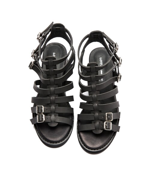 LOVFEE（ラッフィ）の「時尚渡假風編織羅馬涼鞋（その他・レディース・黑/棕・36/37/38/39/40）」の6枚目の写真