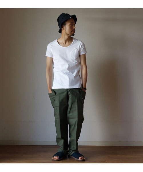 STORES.jp（ストアーズドットジェーピー）の「【完売御礼】DEADSTOCK デッドストック FRENCH AIR FORCE フレンチエアフォース M-70フィールドパンツ OD オリーブドラブ MEN'S メンズ（カーゴパンツ・メンズ・その他）」の5枚目の写真