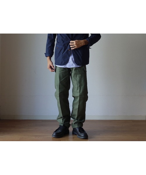 専用　アークエアーカーゴパンツ オリーブ&ブラック Deadstock 70's FRENCH ARMY AF PT フランス軍 メカニックパンツ