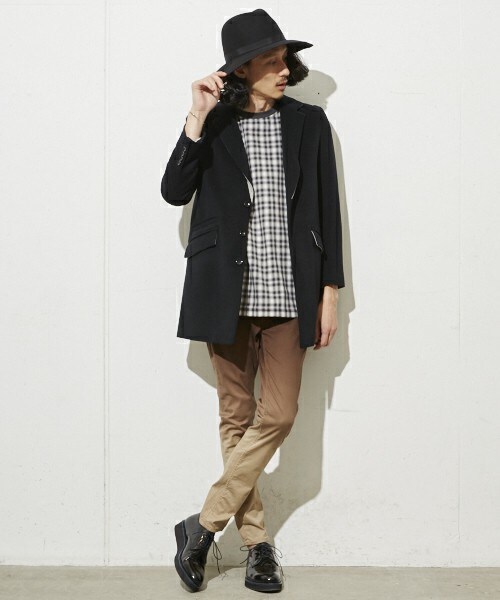 discovered チェック チェスターコート DISCOVERED（ディスカバード）の「DISCOVERED チェスターコート