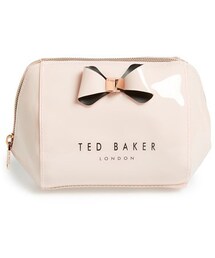 Ted Baker | Ted Baker London 'Bow Trapeze - Small Washbag' Cosmetics Case(メイクブラシ)