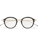 Thom Browne | Thom Browne Round-Frame Acetate and Metal Optical Glasses(眼镜)