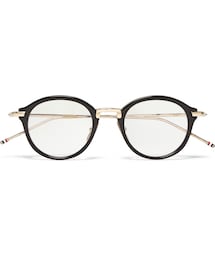 THOM BROWNE | Thom Browne Round-Frame Acetate and Metal Optical Glasses(メガネ)