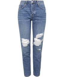 TOPSHOP | Moto blue ripped hayden jeans(デニムパンツ)