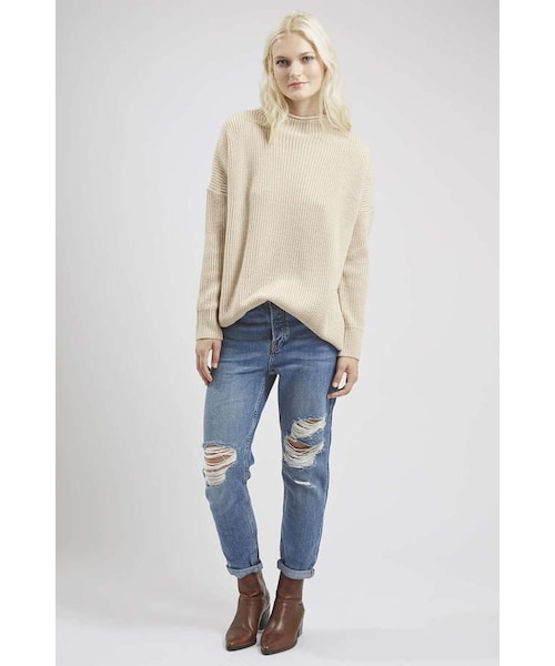 TOPSHOP（トップショップ）の「Moto blue ripped hayden jeans（デニムパンツ・レディース・Blue・W2430/W2432/W2434/W2530/W2532/W2534/W2630/W2632/W2634/W2830/W2832/W2834/W3030/W3032/W3034/W3230/W3232/W3234/W3430/W3432/W3434）」の5枚目の写真