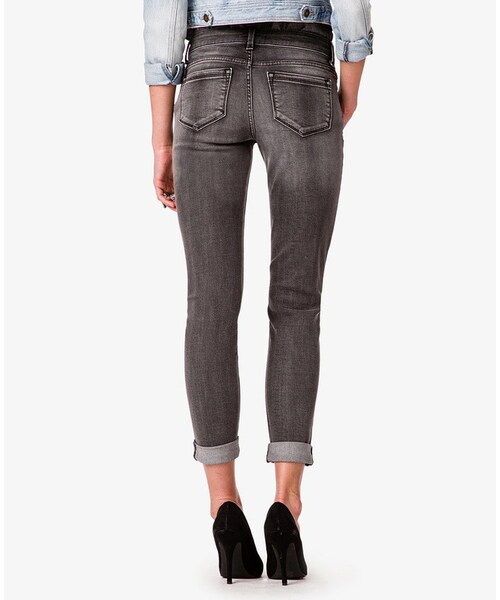 FOREVER 21（フォーエバー トゥエンティーワン）の「FOREVER 21 Distressed Skinny Jeans（デニムパンツ・レディース・Gray/Blue・24/30）」の3枚目の写真