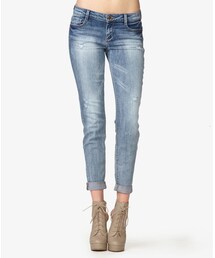 FOREVER 21 | FOREVER 21 Distressed Skinny Jeans(デニムパンツ)
