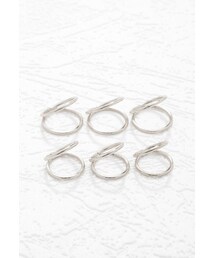 FOREVER 21 | FOREVER 21 Stacked Band Midi Ring Set(リング)