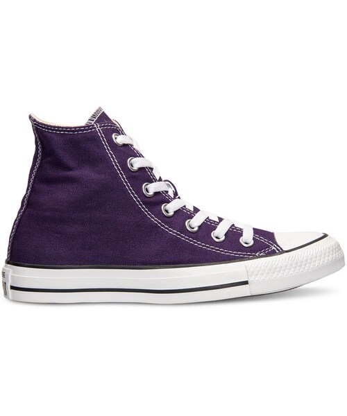 CONVERSE(コンバース)の「Converse Men's or Women's Chuck Taylor Hi Casual Sneakers from Finish Line(スニーカー・レディース・Purple・3/4/5/6/7/8)」の3枚目の写真